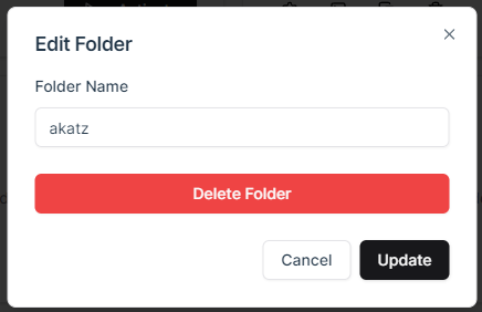 Edit Folder